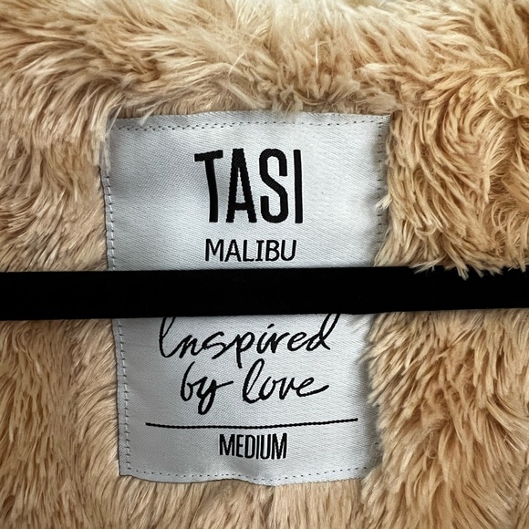 Tasi Malibu Aztec style fuzzy wool blend jacket - Picture 7 of 7